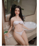 " 164cm (5ft4) D-cup Asian Sex Doll Leslie With Silicone Head"