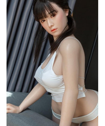 " 160cm/5ft3 D-cup Asian Silicone Sex Doll Sakura with Head C26"