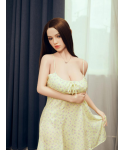 " 160cm/5ft3 F-cup Silicone Sex Doll Monica with Head C45"